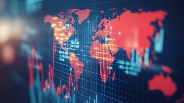 Global Trade Sanctions and Regulations Concept Visual