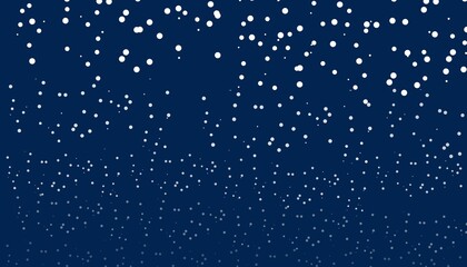 Snow is falling in the Winter 