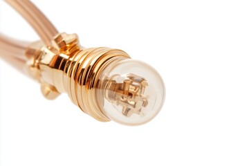 A bright light shining from a tall pole, great for urban or industrial scenes