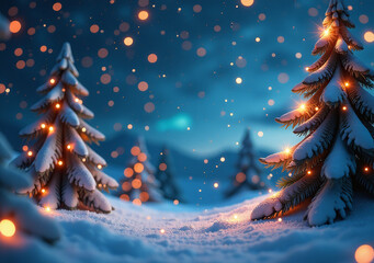 falling stars create magical christmas atmosphere captivating