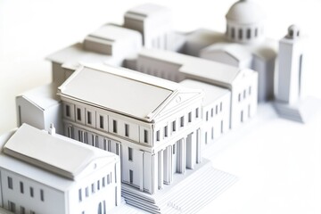 Naklejka premium A structure with a rounded roof, perfect for architectural or landscape use