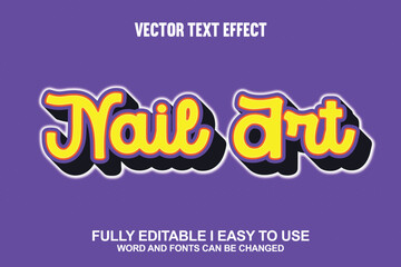 Fototapeta premium Vector 3D Editable Text Effect