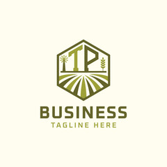 TP Farm Logo Design | Modern TP Agro Logo for Eco-Friendly Sustainable Businesses