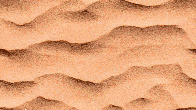 Dry red sand dune flat surface texture