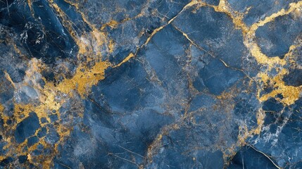 gold and blue marble stone texture creating a luxurious, abstract wallpaper design, exuding elegance and sophistication