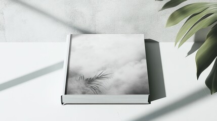 Mockup Of Closed Magazine With Customizable Front Cover