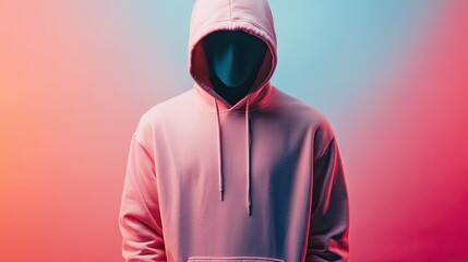 Mockup Of Man Wearing Customized Hoodie In Studio