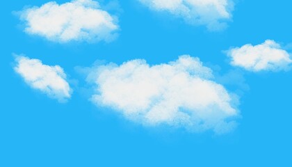 blue sky with clouds