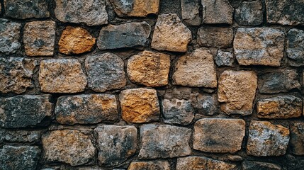 Old ancient stone wall background