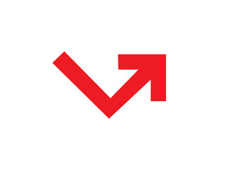 Right side arrow or upload icon