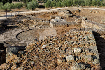 Roman ruins of Caparra. Extremadura. Spain.