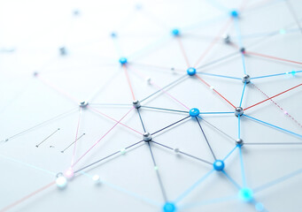 future proof networking design sleek abstract white digital