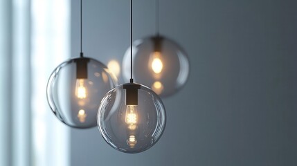 pendant light captured in a minimalist style against a transparent background, showcasing elegant design and modern aesthetics, emphasizing simplicity and functionality in lighting