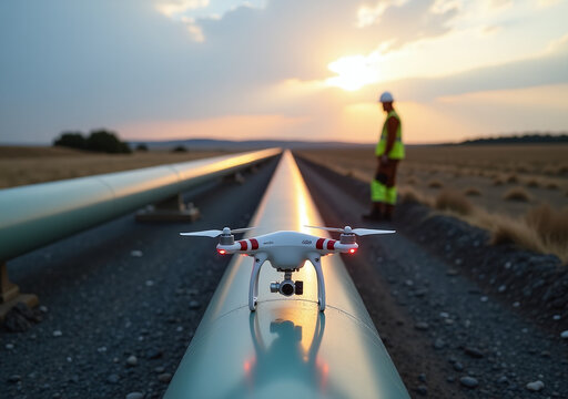 inspecting pipelines drones industrial settings becoming increasingly common maintenance purposes