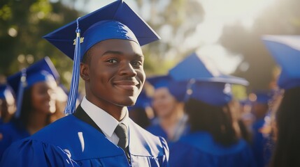 The Graduate in Blue Gown