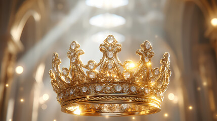 stunning golden crown