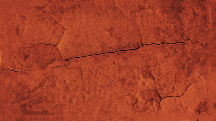 The texture of an old cracked wall.