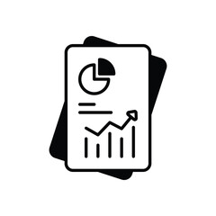Annual Report vector icon