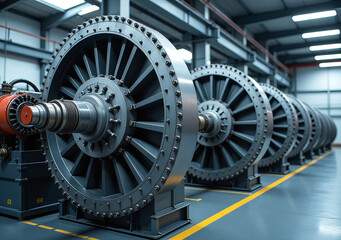 steam turbines exhibit precision engineering modern energy production industrial efficiency