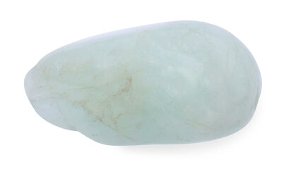 Beautiful mineral isolated on white. Natural gemstone