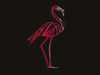 illustration of an ostrich