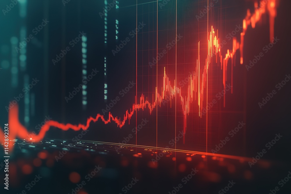 Poster a graph with red lines and numbers that are all over the place