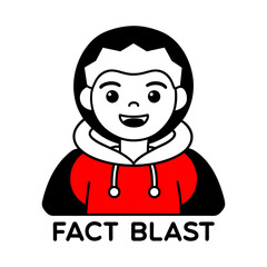 Fact Blast cartoon art illustration
