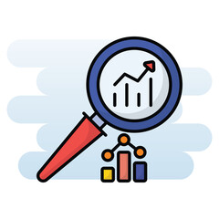 Financial Analysis vector icon