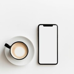 Phone with coffee