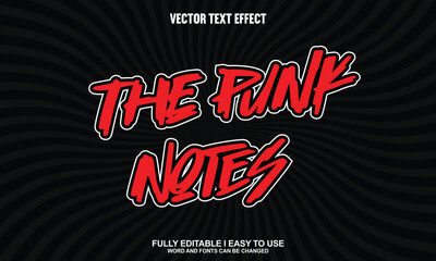 Vector 3D Editable Text Effect