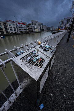 Garbage in the city 