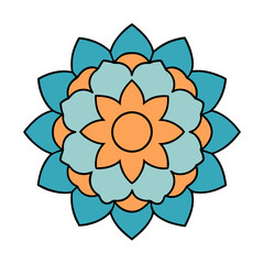 abstract flower illustration