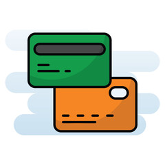 Credit Cards vector icon