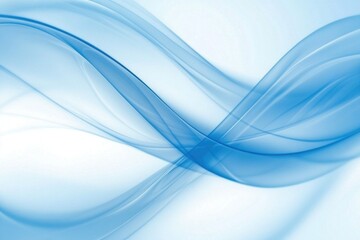 Fototapeta premium A close up shot of a blue wave on a white background