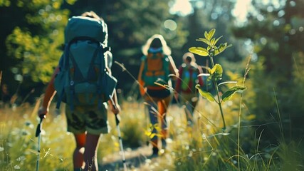 Outoffocus adventurers exploring the outdoors