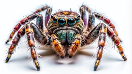 Fototapeta premium Spider Macro Photography, Close Up Arachnid, Eight Legged Creature, Insect Photography, Nature Photography, Creepy Crawly, Animal Photography, Wildlife Photography, Macro Photography Images