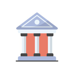 Bank vector icon