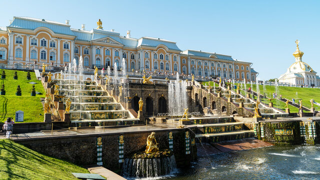 St. Petersburg, Russia, September 21, 2024: the Hermitage Palace Museum
