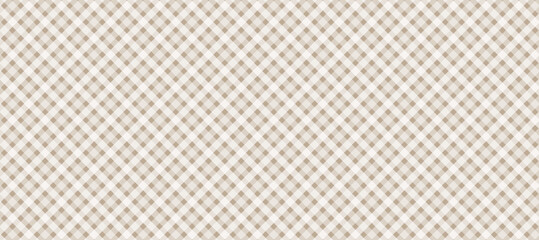 Brown and white diagonal fabric texture background
