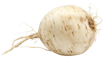 Turnip on transparent background.