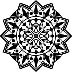 black and white pattern