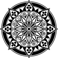 black and white pattern