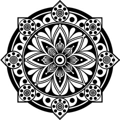 ornamental round lace ornament