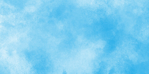 Abstract blue watercolor background, Light blue background with watercolor,Blue Irregular Stains and Splatter Print. Blue Smoke,Abstract blue sky with clouds, Bright painted sky blue watercolor backgr
