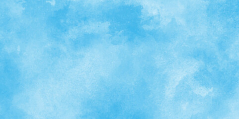 Abstract blue watercolor background, Light blue background with watercolor,Blue Irregular Stains and Splatter Print. Blue Smoke,Abstract blue sky with clouds, Bright painted sky blue watercolor backgr