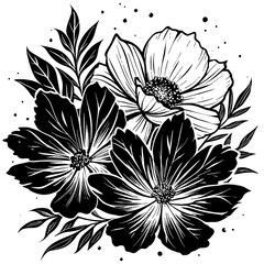 black and white background