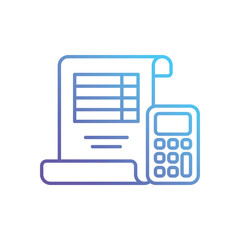 Accounting Assignment vector icon