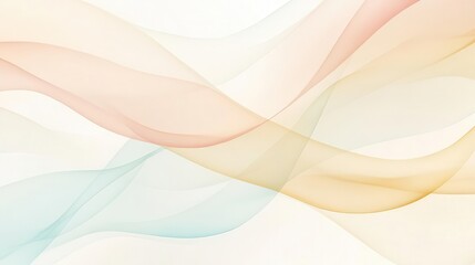 Obraz premium subtle gradients merge in a gentle abstract background, featuring soft curves and soothing colors that evoke a sense of calm and tranquility, perfect for minimalist aesthetics