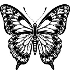 butterfly on white background