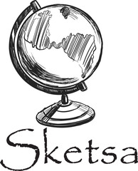 
Vector illustration, hand drawn various line art sketches isolated on white background, For children's coloring book or science illustration.